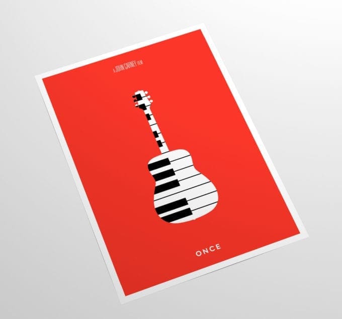 Once-Minimalist-Movie-Poster-Print