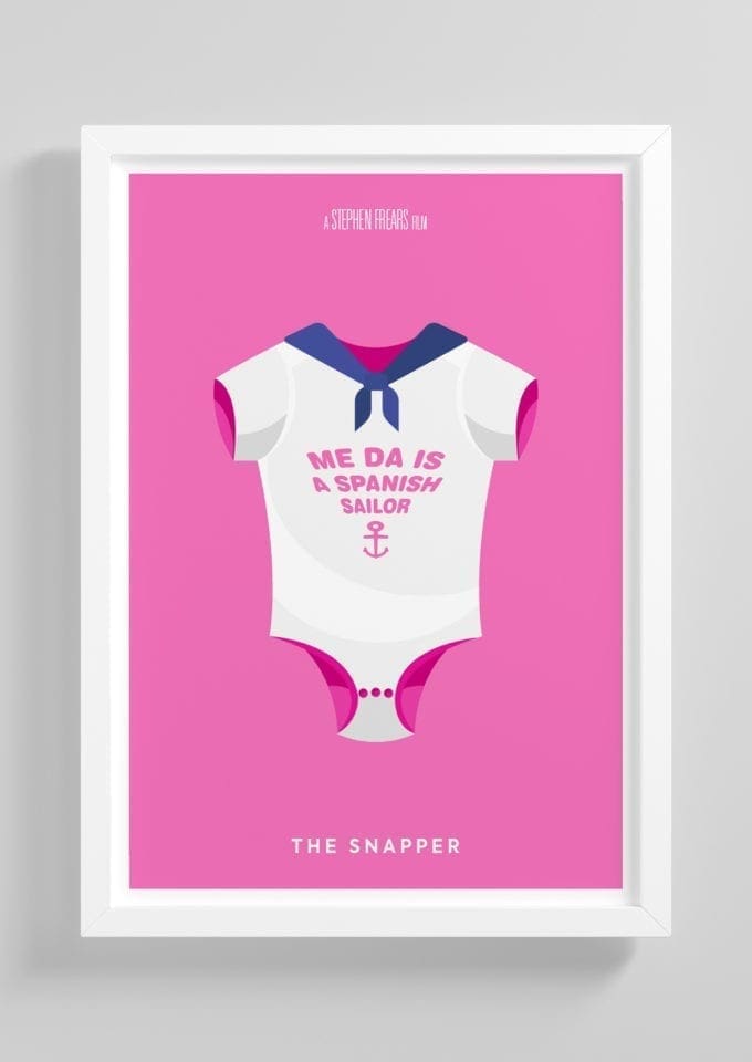The-Snapper-Minimalist-Movie-Poster-with-Frame