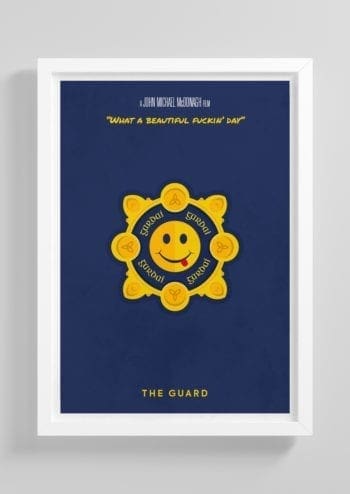 The-Guard-Badge-Minimalist-Movie-Poster-with-Frame