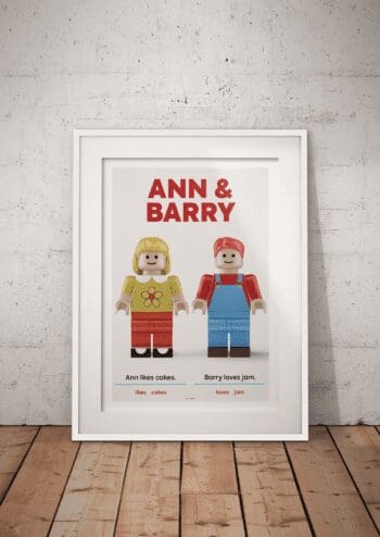 Ann & Barry Irish Art Print Frame