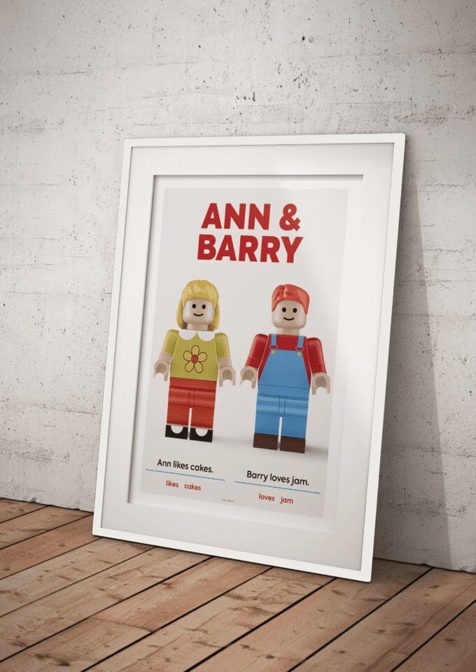 Ann & Barry Irish Art Print Frame