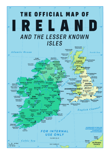 Irish Map Art